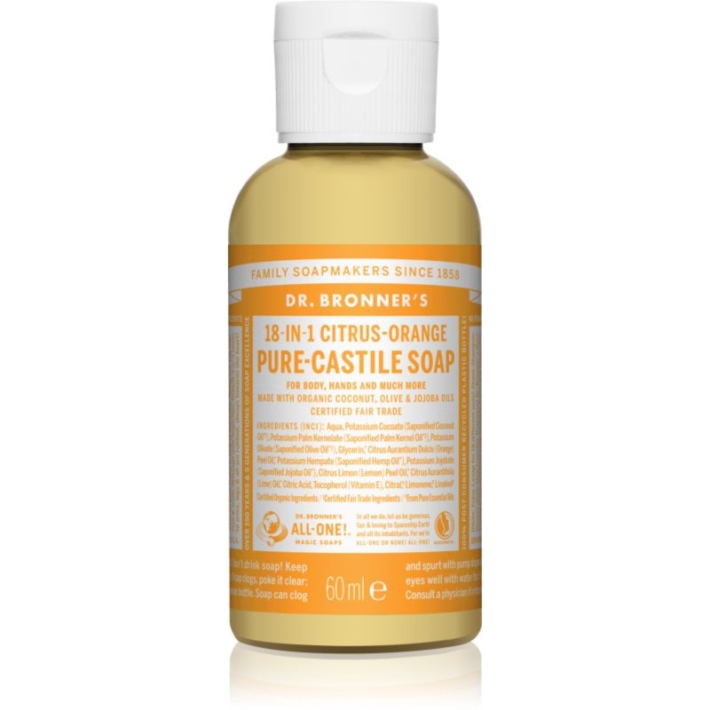 Dr. Bronner’s Citrus & Orange течен универсален сапун