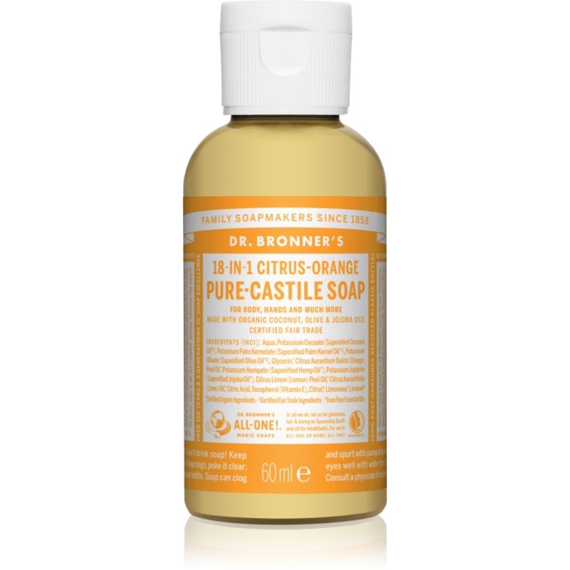 Dr. Bronner’s Citrus & Orange течен универсален сапун - Грижа за тяло - Сравни цени от 1 магазин с безплатна доставка
