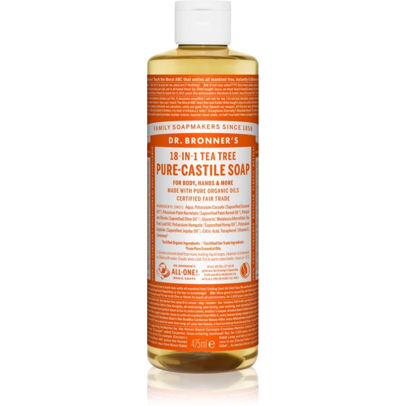 Dr. Bronner’s Tea Tree течен универсален сапун - Грижа за тяло - Сравни цени от 1 магазин с безплатна доставка