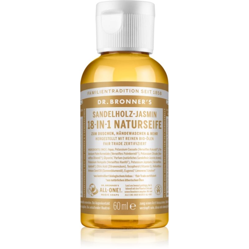 Dr. Bronner’s Sandalwood & Jasmine течен универсален сапун