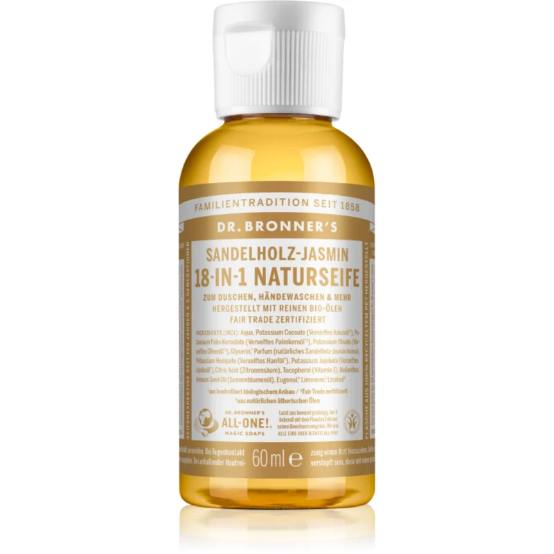Dr. Bronner’s Sandalwood & Jasmine течен универсален сапун