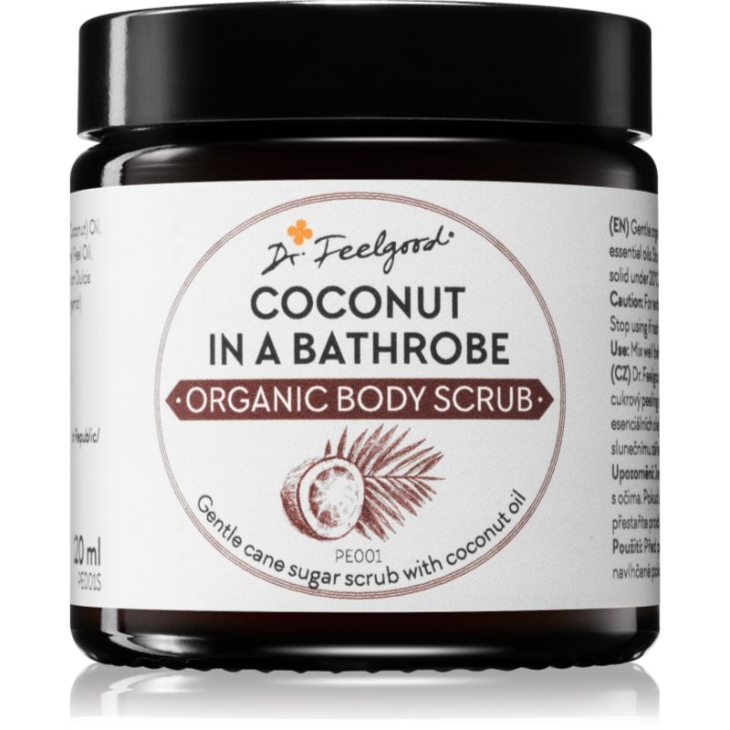Dr. Feelgood Organic Coconut in a Bathrobe захарен пилинг с кокосово масло