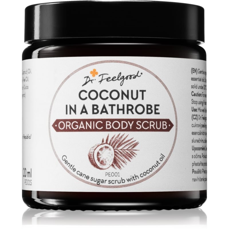 Dr. Feelgood Organic Coconut in a Bathrobe захарен пилинг с кокосово масло - Грижа за тяло - Сравни цени от 1 магазин с безплатна доставка