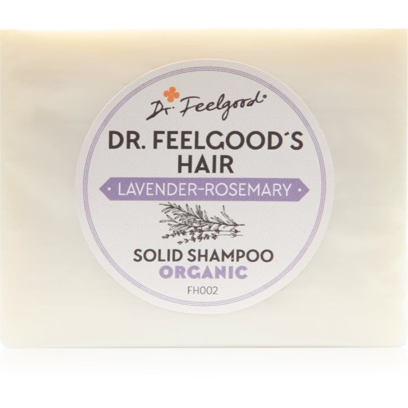 Dr. Feelgood Lavender & Rosemary органичен твърд шампоан