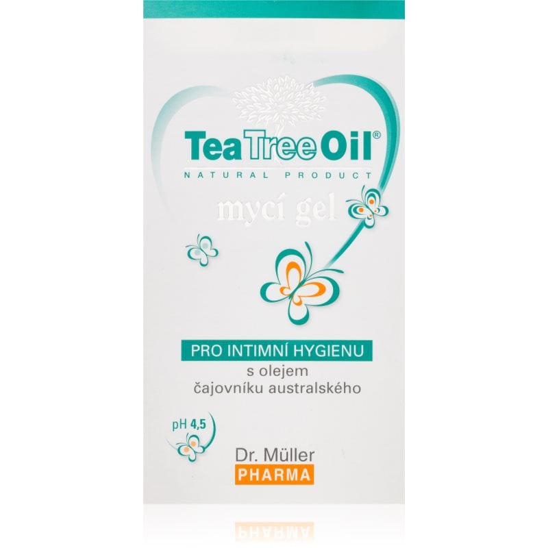 Dr. Müller Tea Tree Oil For intimate hygiene гел за интимна хигиена с екстракт от чаено дърво