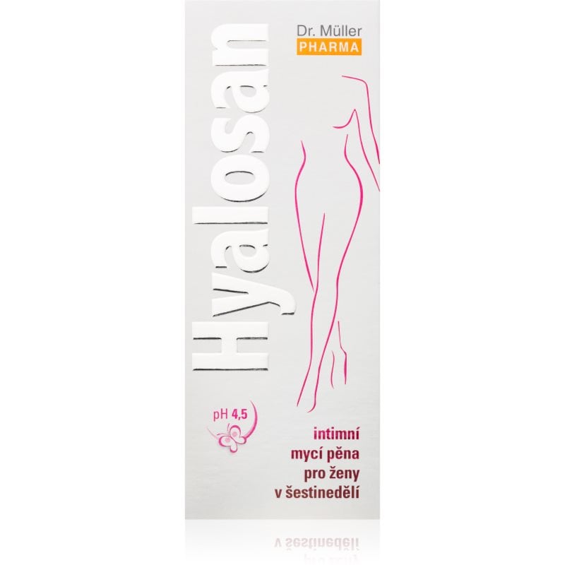 Dr. Müller Hyalosan почистваща пяна за интимна хигиена