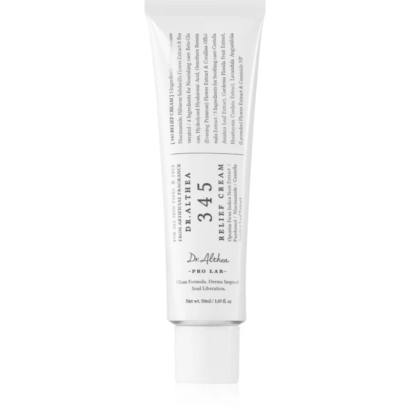Dr. Althea 345 Relief Cream успокояващ и подхранващ крем за чувствителна кожа на лицето