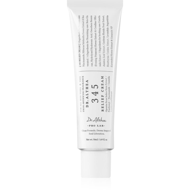 Dr. Althea 345 Relief Cream успокояващ и подхранващ крем за чувствителна кожа на лицето - Грижа за лице - Сравни цени от 1 магазин с безплатна доставка