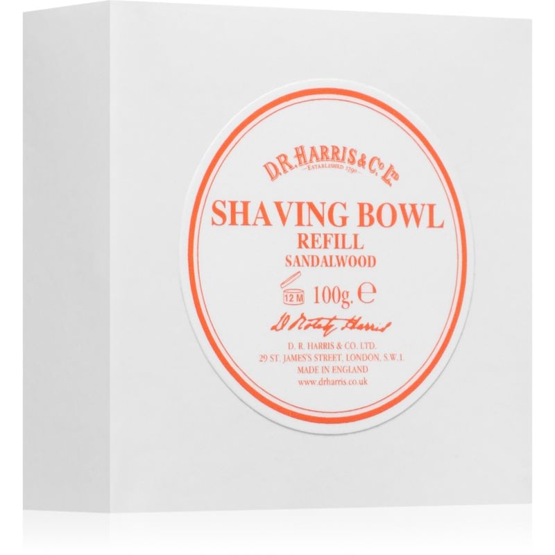 D.R. Harris Shawing Bowl Refill сапун за бръснене пълнител Sandalwood
