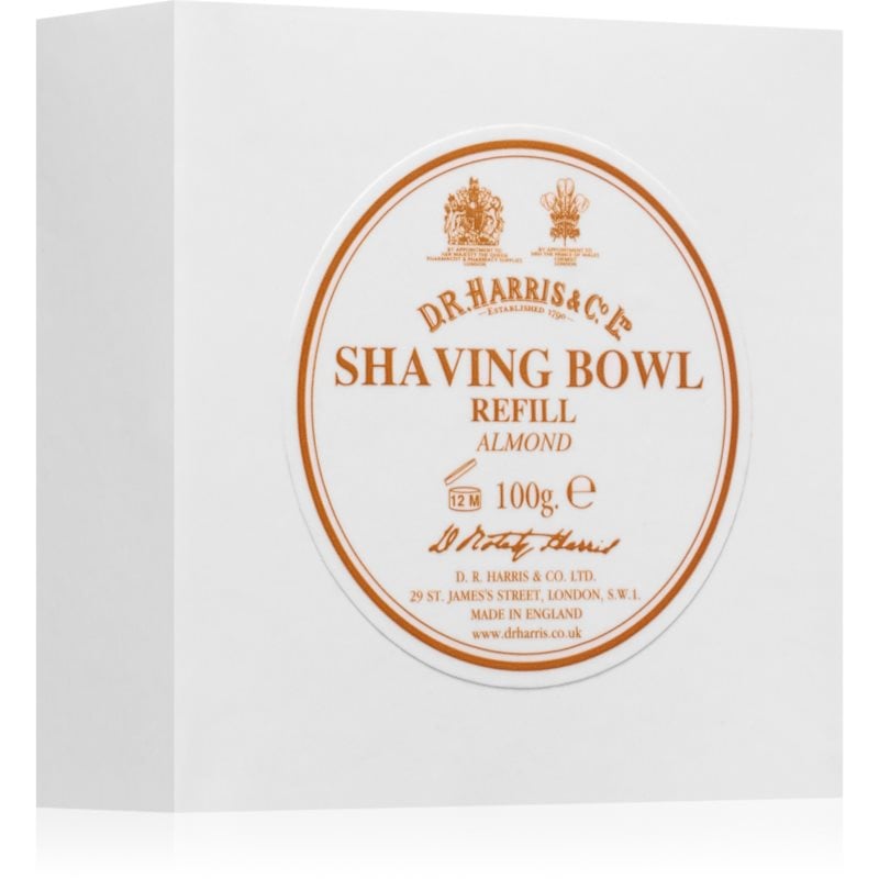D.R. Harris Shawing Bowl Refill сапун за бръснене пълнител Almond
