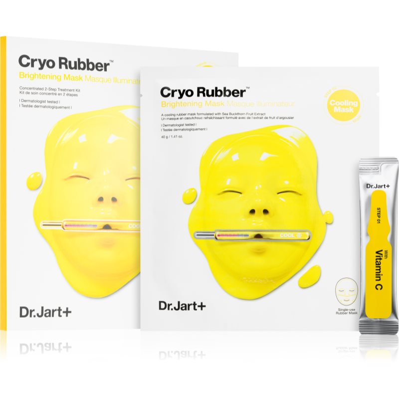 Dr. Jart+ Cryo Rubber™ Brightening Mask платнена маска за озаряване на лицето - Грижа за лице - Сравни цени от 1 магазин с безплатна доставка
