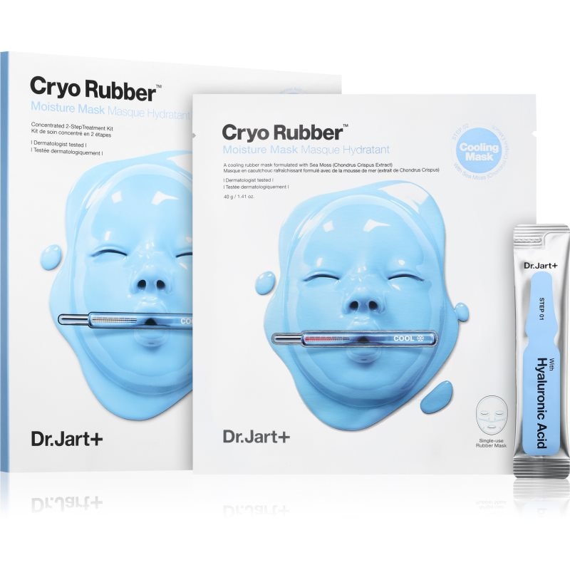 Dr. Jart+ Cryo Rubber™ with Moisturizing Hyaluronic Acid Хидратираща платнена маска с хиалуронова киселина - Грижа за лице - Сравни цени от 1 магазин с безплатна доставка