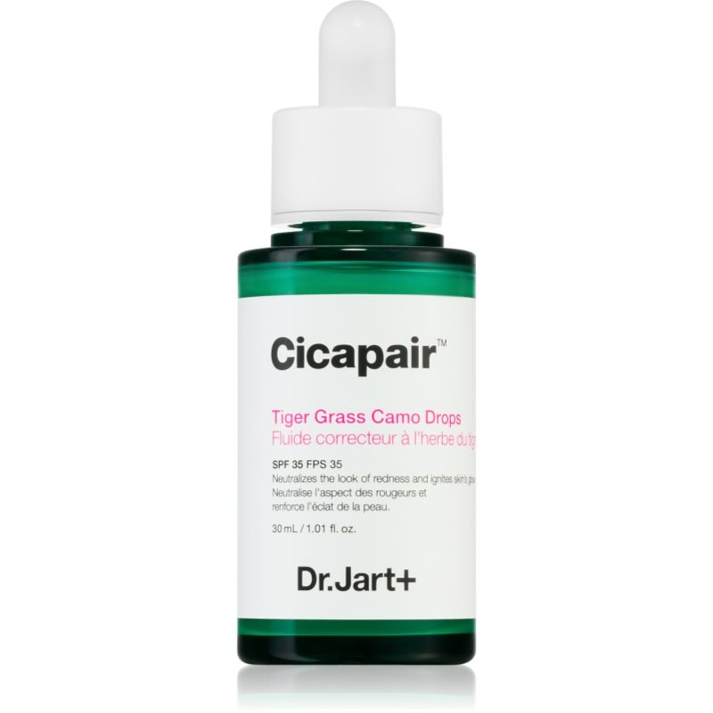 Dr. Jart+ Cicapair™ Tiger Grass Camo Drops SPF 35 лек тониращ флуид - Грижа за лице - Сравни цени от 1 магазин с безплатна доставка