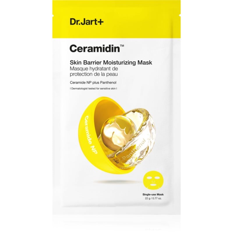 Dr. Jart+ Ceramidin™ Skin Barrier Moisturizing Face Mask хидратираща маска с церамиди - Грижа за лице - Сравни цени от 1 магазин с безплатна доставка