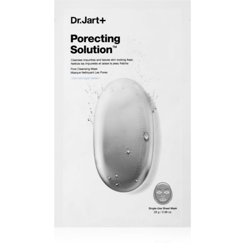 Dr. Jart+ Dr. Jart+ Dermask™ Porecting Solution почистваща маска с активни въглища - Унисекс парфюм 28мл - Сравни цени от 1 магазин с безплатна доставка
