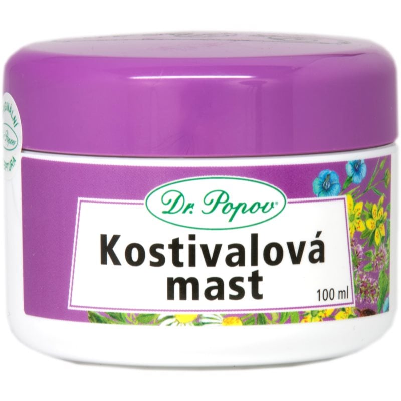 Dr. Popov Herbal ointments Comfrey масажен крем за мускули, стави и сухожилия