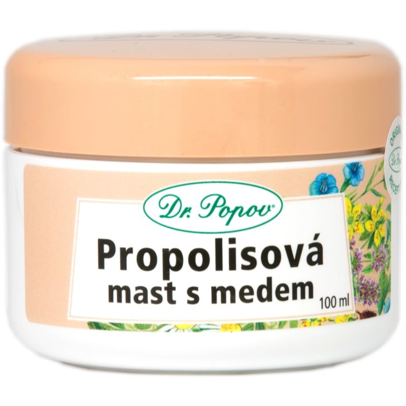 Dr. Popov Herbal ointments Propolis with honey мехлем за сърбяща и раздразнена кожа