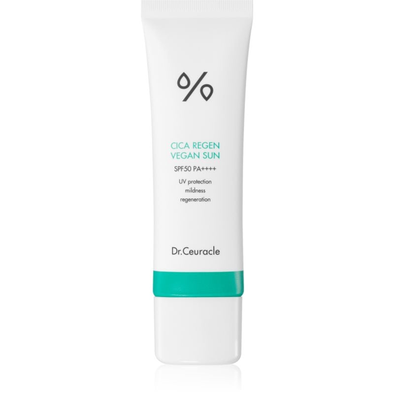 Dr.Ceuracle Cica Regen Vegan успокояваща защитна емулсия SPF 50+