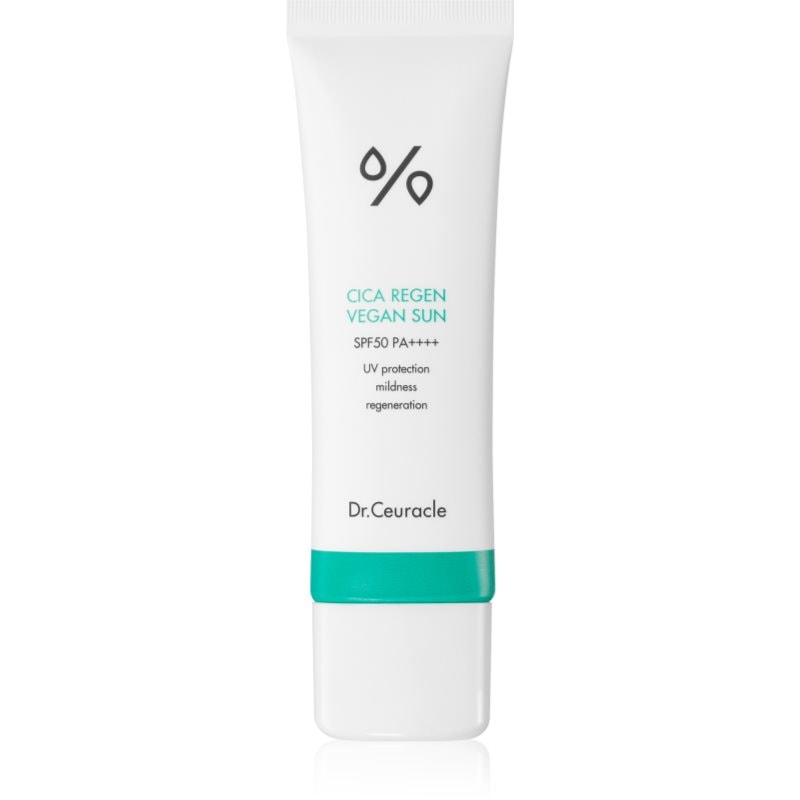 Dr.Ceuracle Cica Regen Vegan успокояваща защитна емулсия SPF 50+ - Грижа за лице - Сравни цени от 1 магазин с безплатна доставка