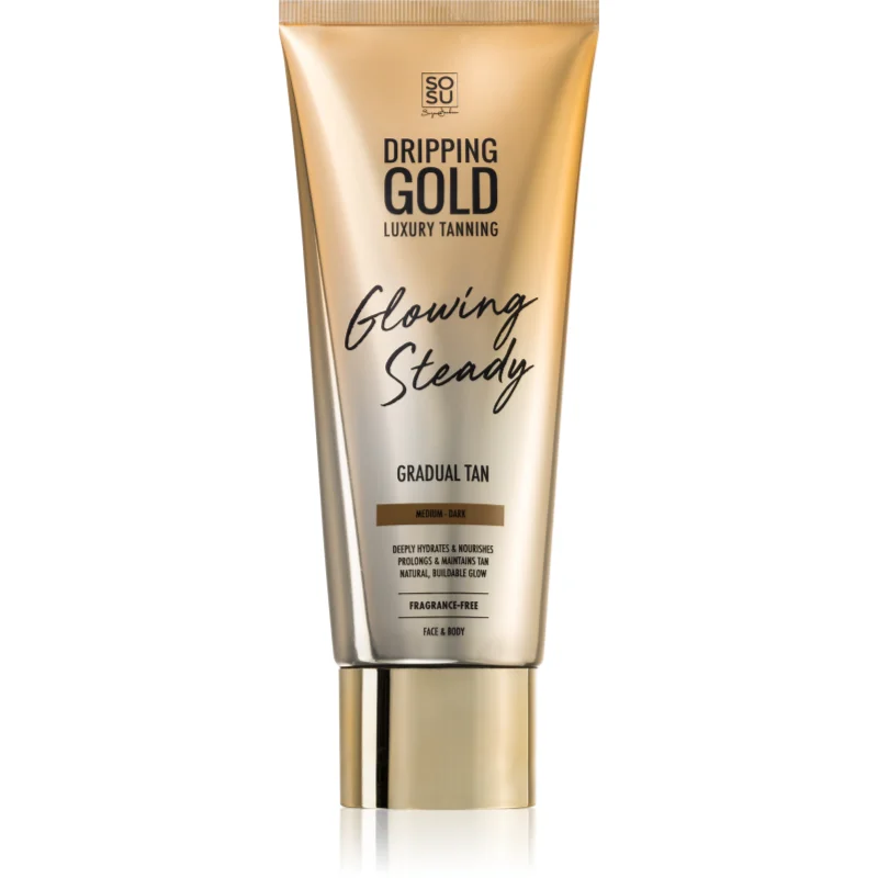 Dripping Gold Glowing Steady автобронзант за постепенен тен Medium - Dark - Грим - Сравни цени от 1 магазин с безплатна доставка