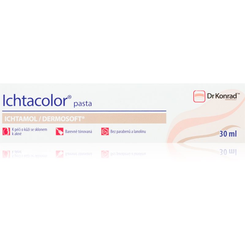 Dr Konrad Ichtacolor® паста за кожа с акне - Грижа за лице - Сравни цени от 1 магазин с безплатна доставка