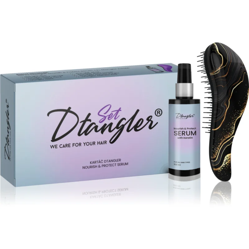 Dtangler We Care For Your Hair Set подаръчен комплект За коса DeLuxe