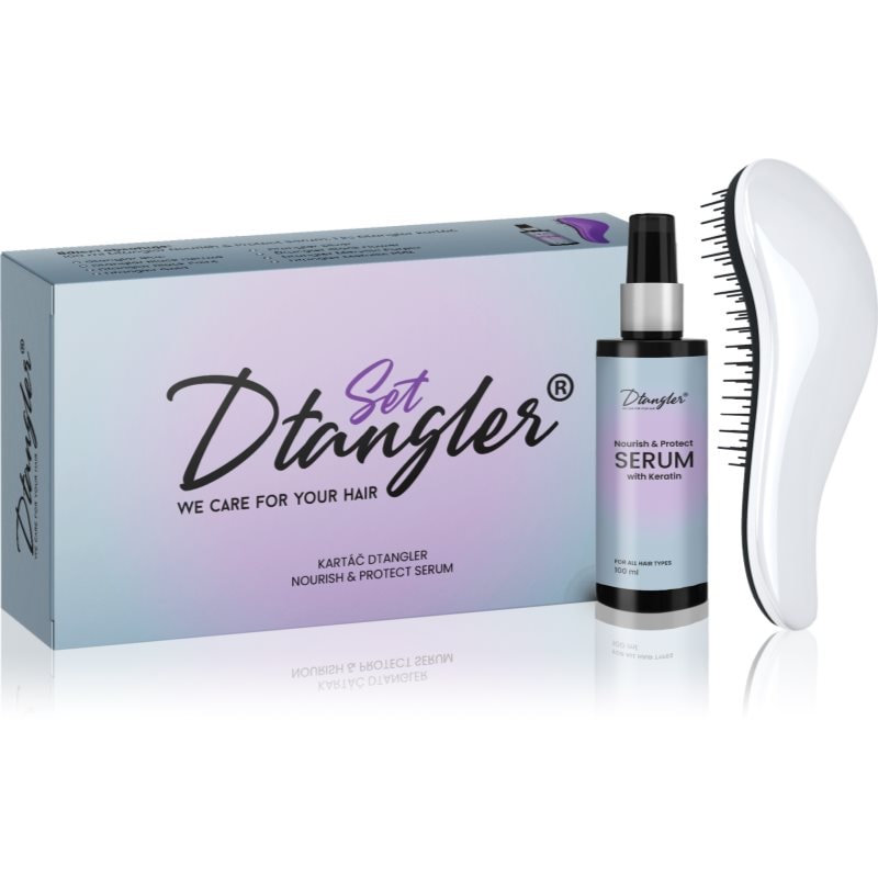 Dtangler We Care For Your Hair Set подаръчен комплект За коса Silver - Комплект - Сравни цени от 1 магазин с безплатна доставка