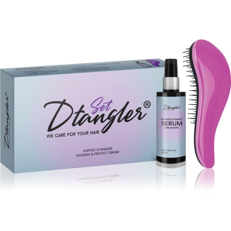 Dtangler We Care For Your Hair Set подаръчен комплект За коса Metallic Pink - Комплект - Сравни цени от 1 магазин с безплатна доставка