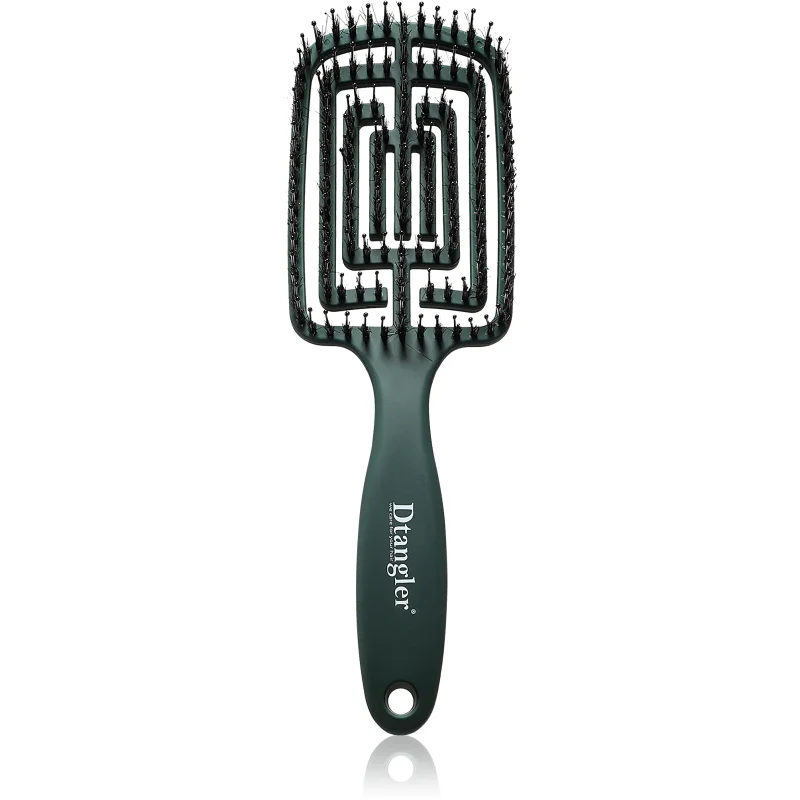 Dtangler Dry Blow, Glow And Go ръбеста четка за издухване боя Emerald Green