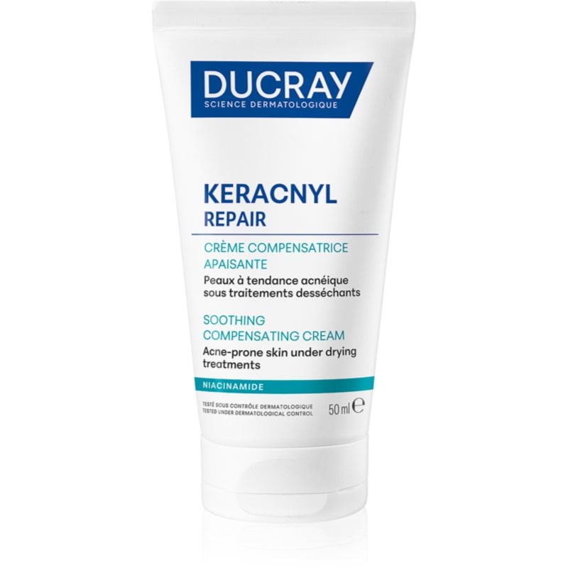 Ducray Keracnyl Repair Soothing Compensating Cream успокояващ и хидратиращ крем за чувствителна кожа склонна към акне
