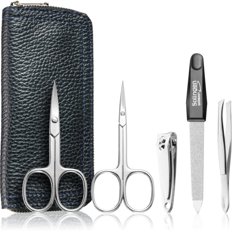 DuKaS Premium Line Solingen 1825 комплект за маникюр + кожен калъф за мъже - Грим - Сравни цени от 1 магазин с безплатна доставка