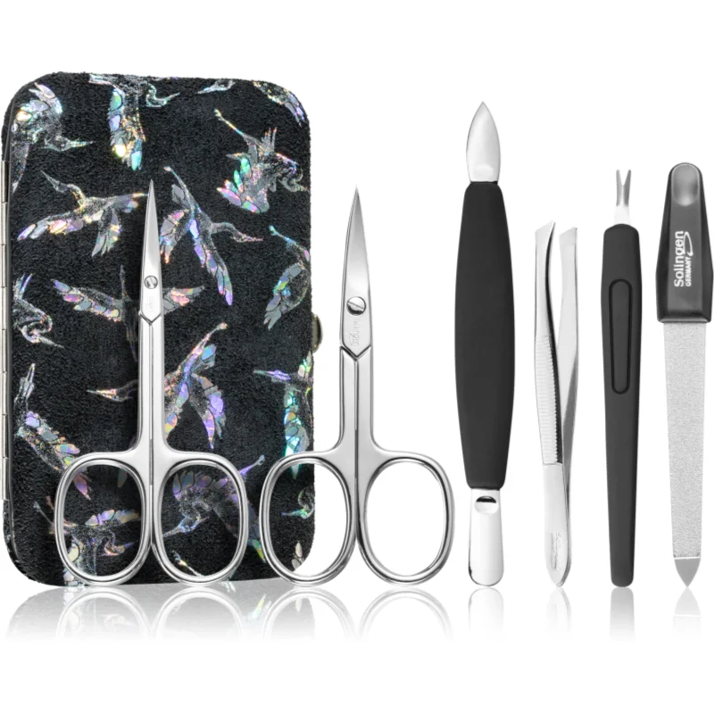DuKaS Premium Line Solingen 126 комплект за маникюр + калъф Silver Birds - Грим - Сравни цени от 1 магазин с безплатна доставка
