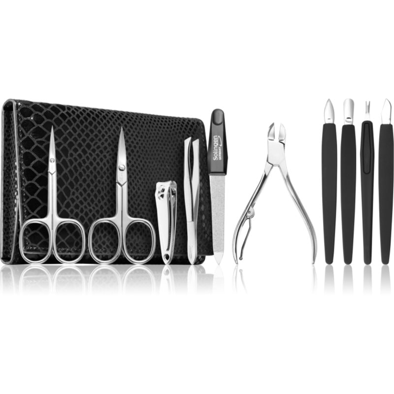 DuKaS Premium Line Solingen 252 комплект за маникюр + кожен калъф Black - Грижа за тяло - Сравни цени от 1 магазин с безплатна доставка