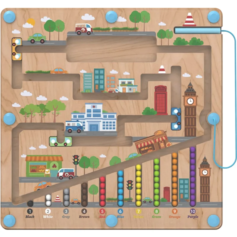 2Kids Toys Magnetic Board магнитна дъска City 2y+ - За деца - Сравни цени от 1 магазин с безплатна доставка