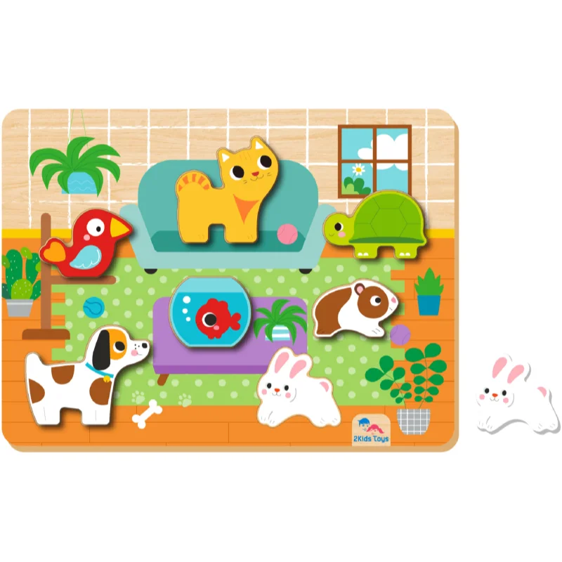 2Kids Toys Shape Puzzles играчка сортер Pets 12 m+ - За деца - Сравни цени от 1 магазин с безплатна доставка