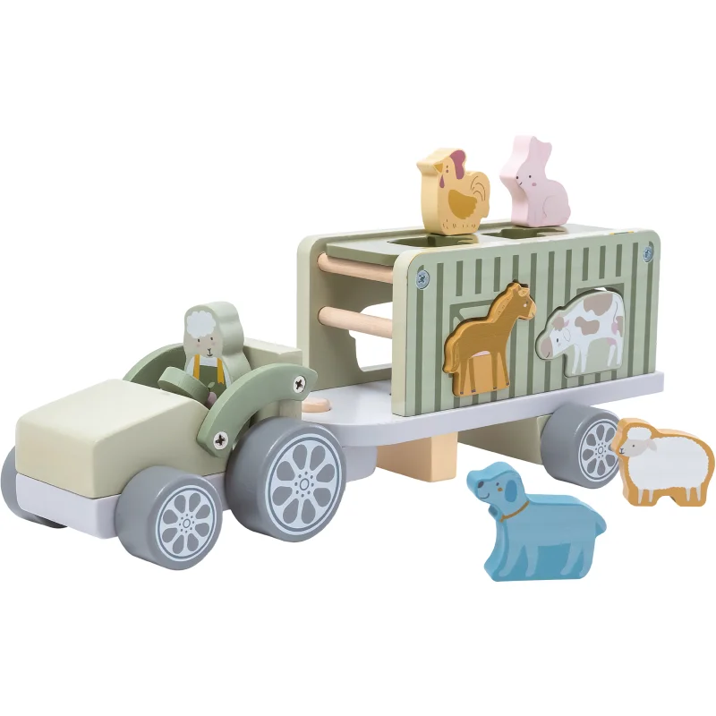 2Kids Toys Wooden Car with Animals комплект играчки от дърво 2y+ - За деца - Сравни цени от 1 магазин с безплатна доставка