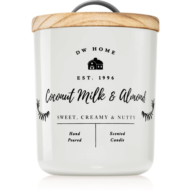 DW Home Farmhouse Coconut Milk & Almond ароматна свещ 241 гр. - Аромат - Сравни цени от 1 магазин с безплатна доставка