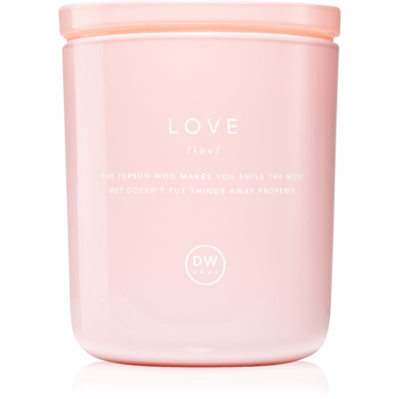 DW Home Definitions LOVE Peony Apple ароматна свещ 264 гр. - Аромат - Сравни цени от 1 магазин с безплатна доставка