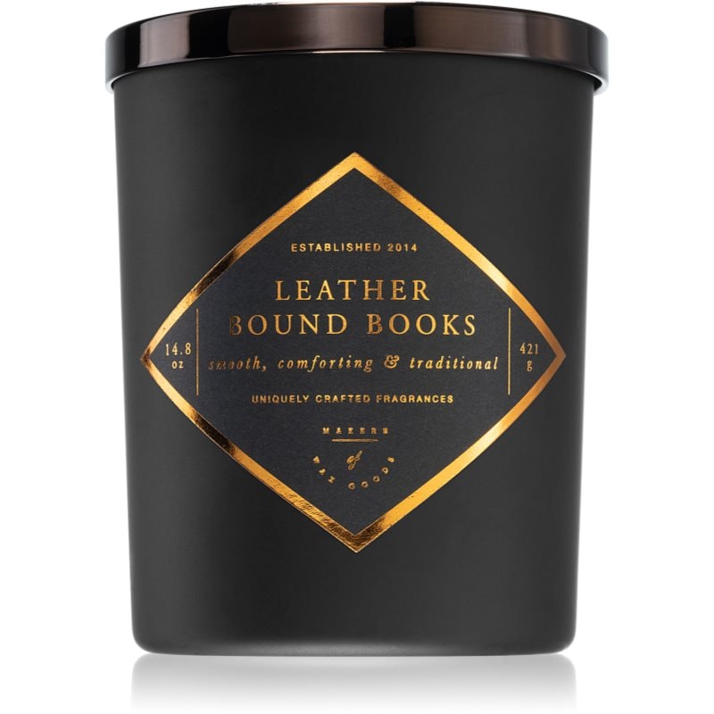 Makers of Wax Goods Leather Bound Books ароматна свещ 421 гр. - Аромат - Сравни цени от 1 магазин с безплатна доставка