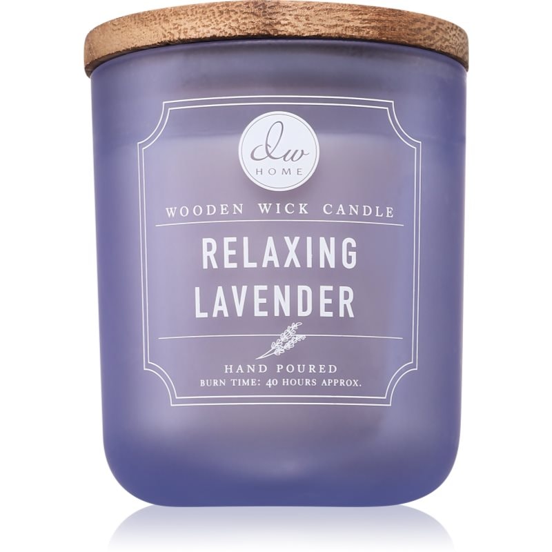DW Home Signature Relaxing Lavender ароматна свещ с дървен фитил 340 гр. - Аромат - Сравни цени от 1 магазин с безплатна доставка