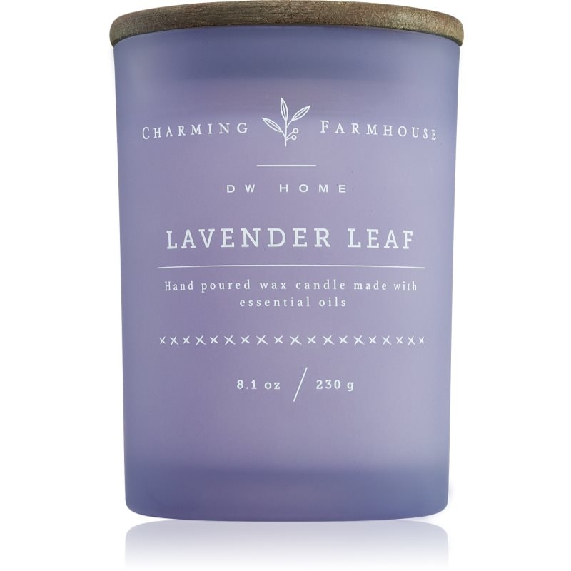 DW Home Charming Farmhouse Lavender Leaf ароматна свещ 230 гр. - Аромат - Сравни цени от 1 магазин с безплатна доставка