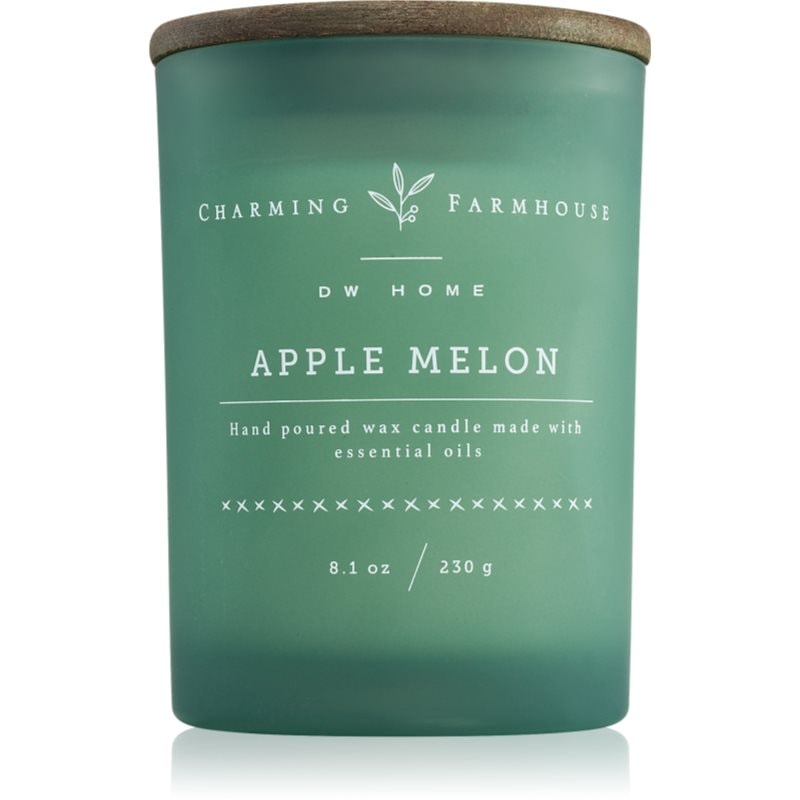 DW Home DW Home Charming Farmhouse Apple Melon ароматна свещ 230 гр. - Унисекс парфюм 230мл - Сравни цени от 1 магазин с безплатна доставка