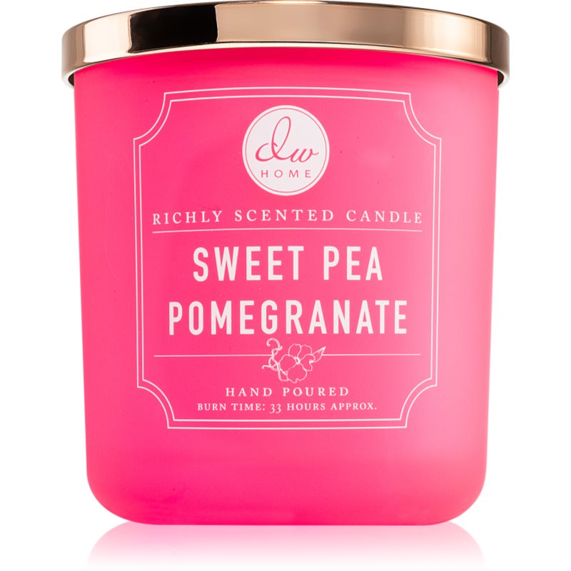 DW Home Signature Sweet Pea Pomegranate ароматна свещ 264 гр. - Аромат - Сравни цени от 1 магазин с безплатна доставка