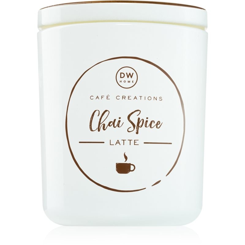 DW Home DW Home Cafe Creations Chai Spice Latte ароматна свещ 262 гр. - Унисекс парфюм 262мл - Сравни цени от 1 магазин с безплатна доставка