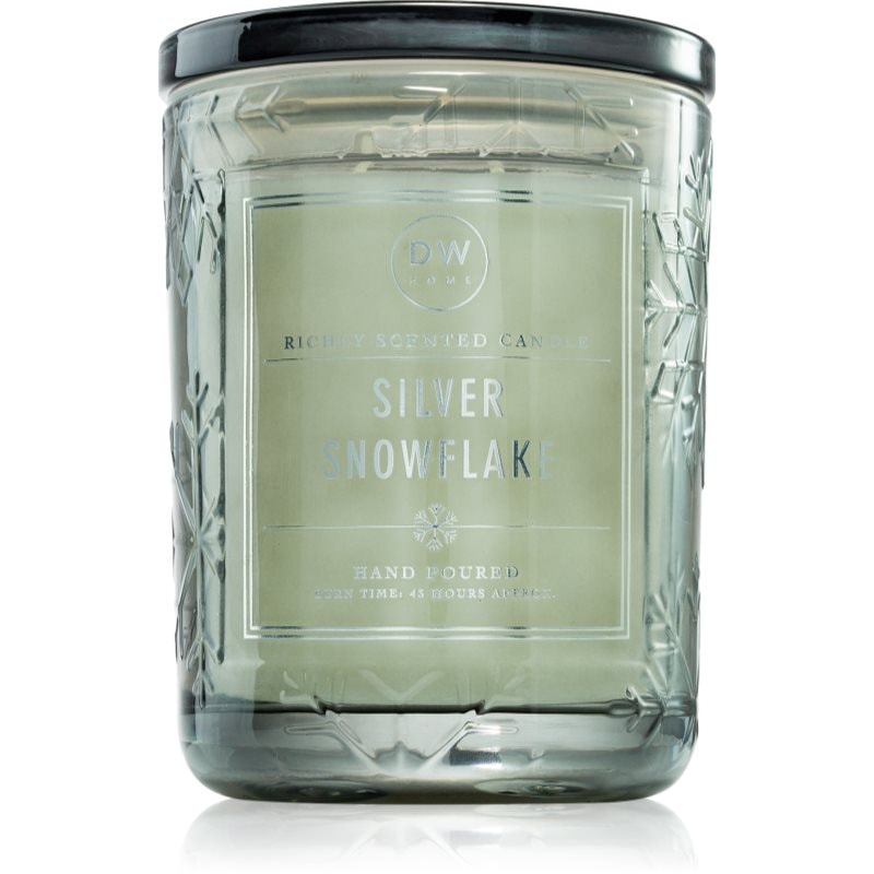 DW Home DW Home Signature Silver Snowflake ароматна свещ 434 гр. - Унисекс парфюм 434мл - Сравни цени от 1 магазин с безплатна доставка