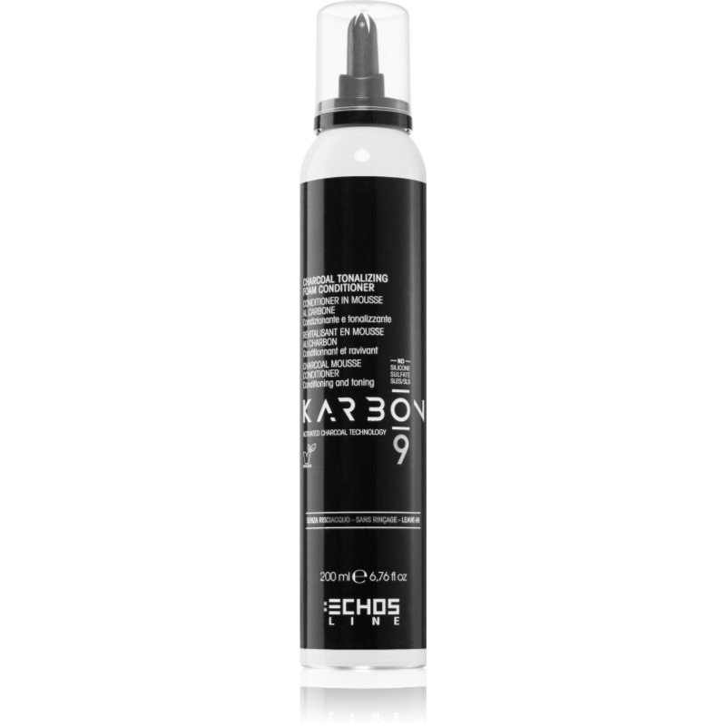 Echosline CHARCOAL Karbon 9 балсам-пяна с активен въглен - Грижа за коса - Сравни цени от 1 магазин с безплатна доставка