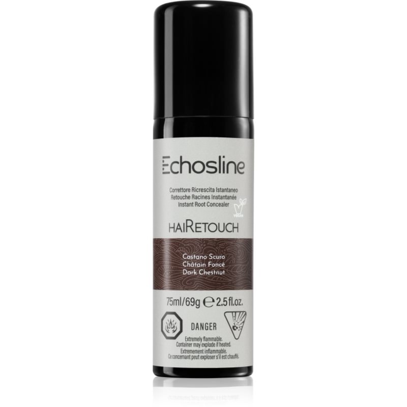 Echosline Hairetouch Hairtouch спрей за мигновено прикриване на израснала коса Dark Chestnut - Грижа за коса - Сравни цени от 1 магазин с безплатна доставка
