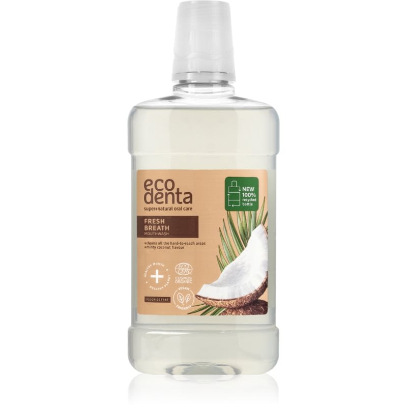 Ecodenta Cosmos Organic Minty Coconut вода за уста вкус Coconut, Aloe Vera, Pepermint