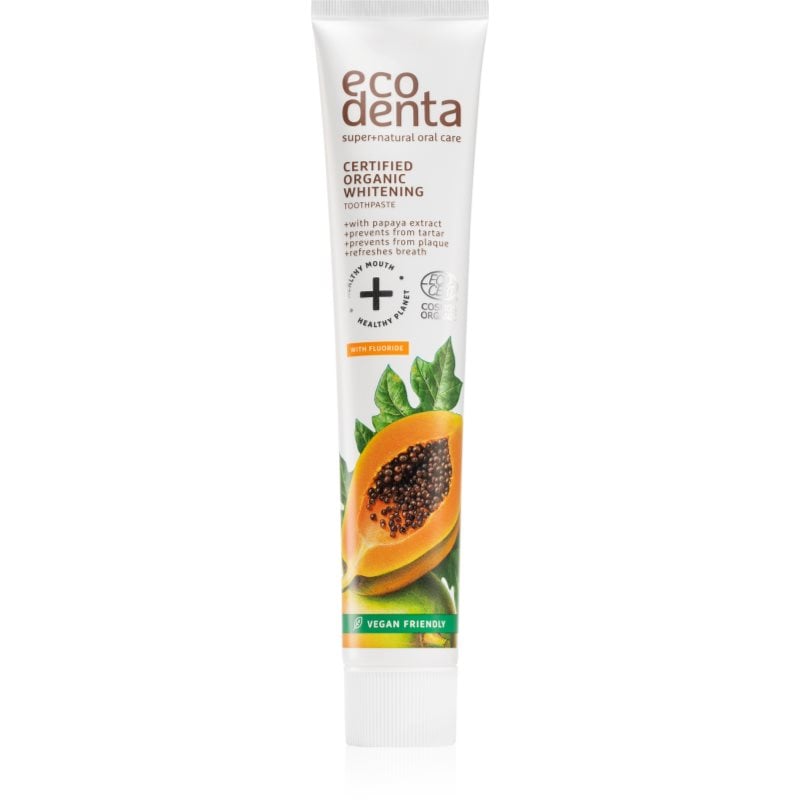 Ecodenta Certified Organic Whitening избелваща паста за зъби