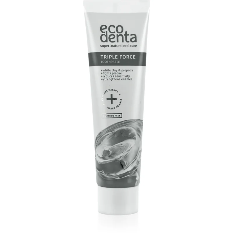 Ecodenta Expert Triple Force паста за зъби без флуорид с троен ефект